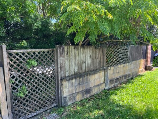 Ellerslie Fence BEFORE